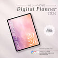 2026 Digital Planner Portrait for iPad, Hyperlinked PDF for GoodNotes & Notabili - image 1