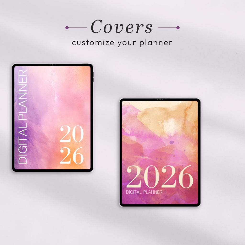 2026 Digital Planner Portrait for iPad, Hyperlinked PDF for GoodNotes & Notabili - image 10