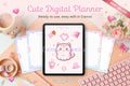 Cute Digital Planner | Kawaii Goodnotes Planner | Undated iPad Planner | Hyperli - image 1