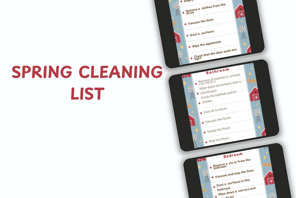 CLEANING LIST | Easy Use Cleaning List Template | Instant Digital Download | Aes - image 4