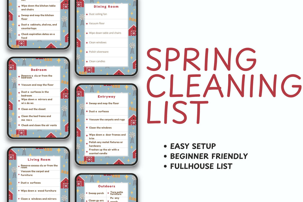CLEANING LIST | Easy Use Cleaning List Template | Instant Digital Download | Aes - image 2