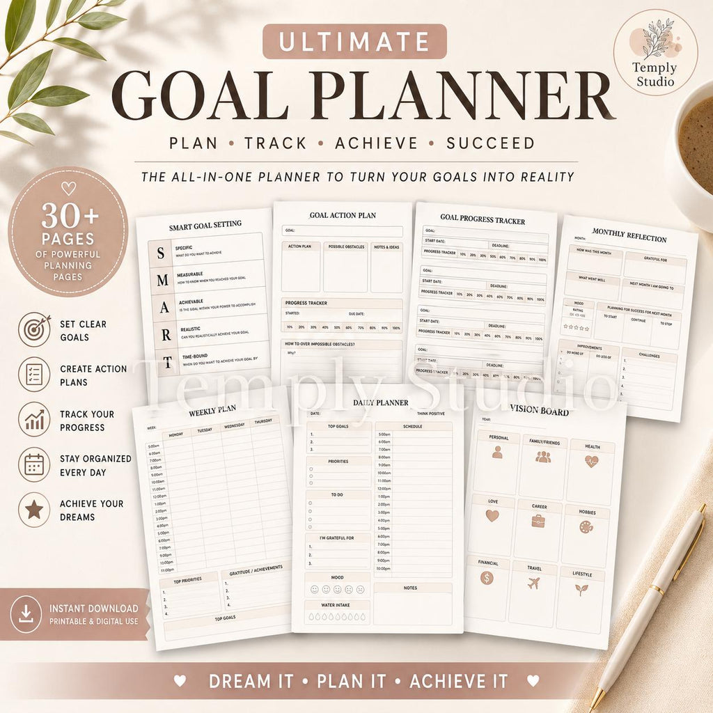 2027 Business Planner PDF | Ultimate Goal Planner for Entrepreneurs and Small Busines - image 5