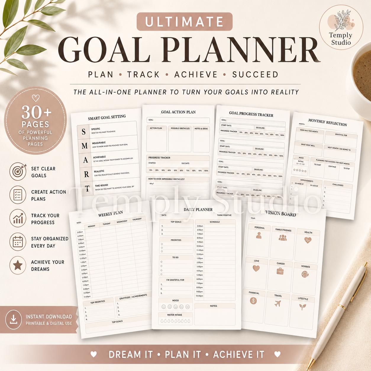 2027 Business Planner PDF | Ultimate Goal Planner for Entrepreneurs and Small Busines - image 5