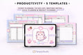Cute Kawaii Life Planner | Editable Canva and GoodNotes Planner | Digital Health - image 1