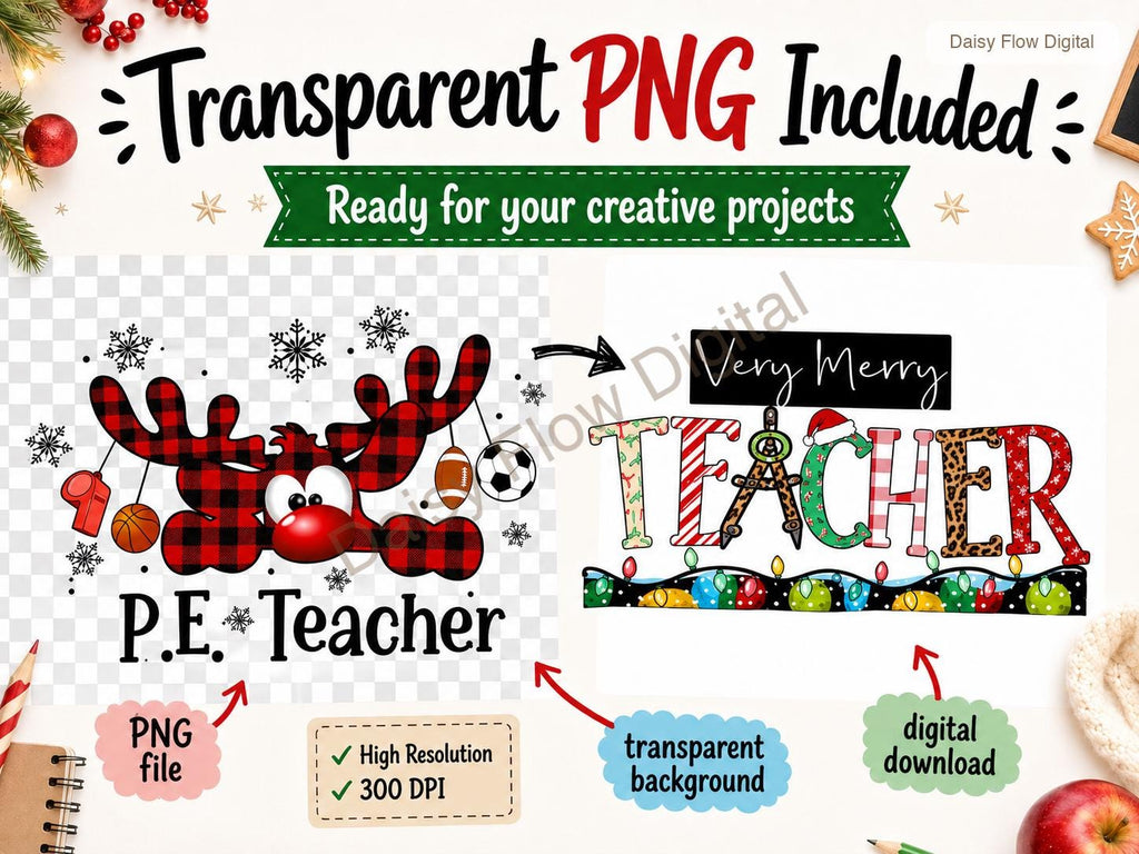 Teacher Sublimation Bundle | Teacher Life PNG for T-shirts | Funny Teacher Designs, B - image 4