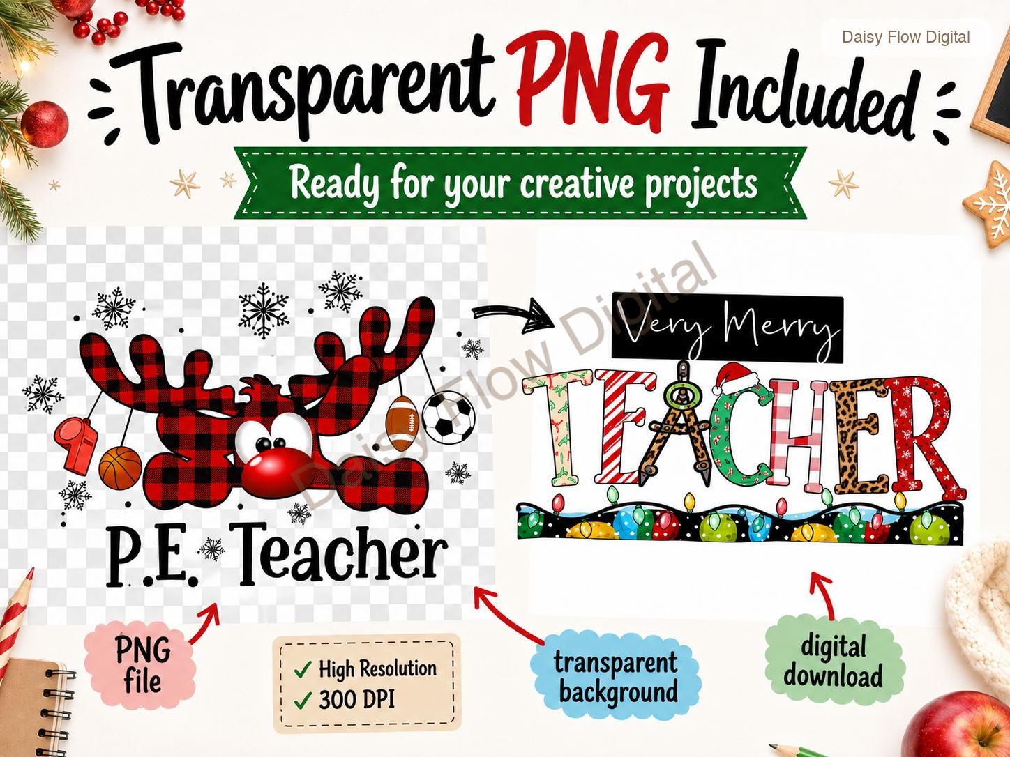 Teacher Sublimation Bundle | Teacher Life PNG for T-shirts | Funny Teacher Designs, B - image 4
