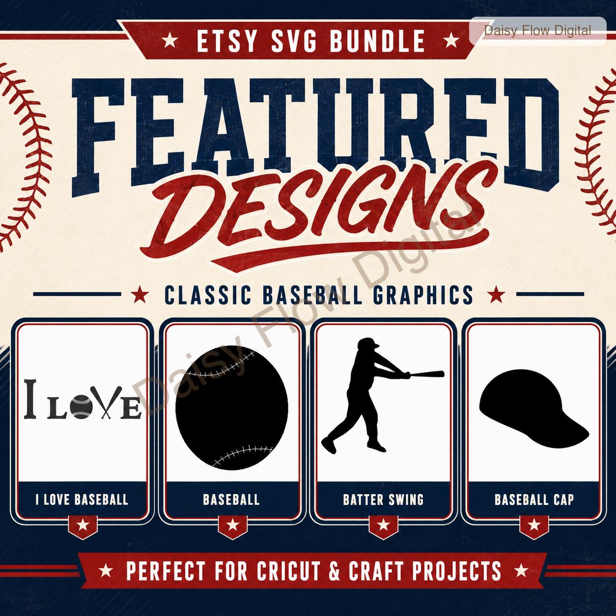 Baseball SVG Bundle | Baseball Silhouette PNG for Cricut | Sports Cut Files for Shirts | Baseball Mom Dad Clipart | Team Player Designs - image 5