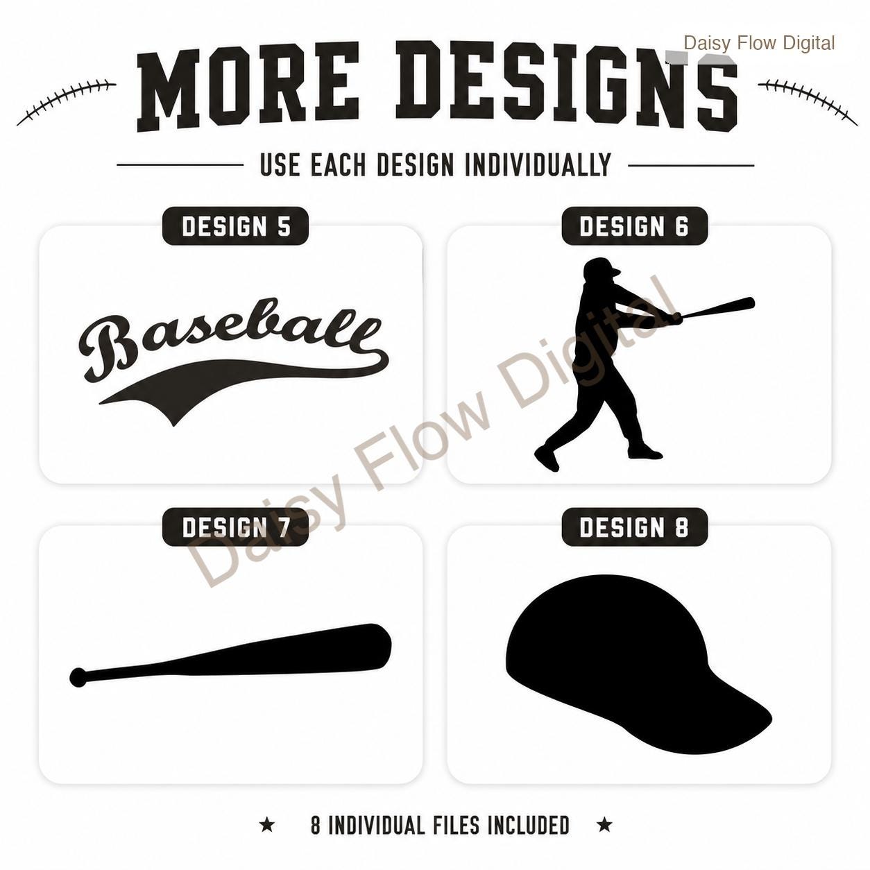 Baseball SVG Bundle | Baseball Silhouette PNG for Cricut | Sports Cut Files for Shirts | Baseball Mom Dad Clipart | Team Player Designs - image 2